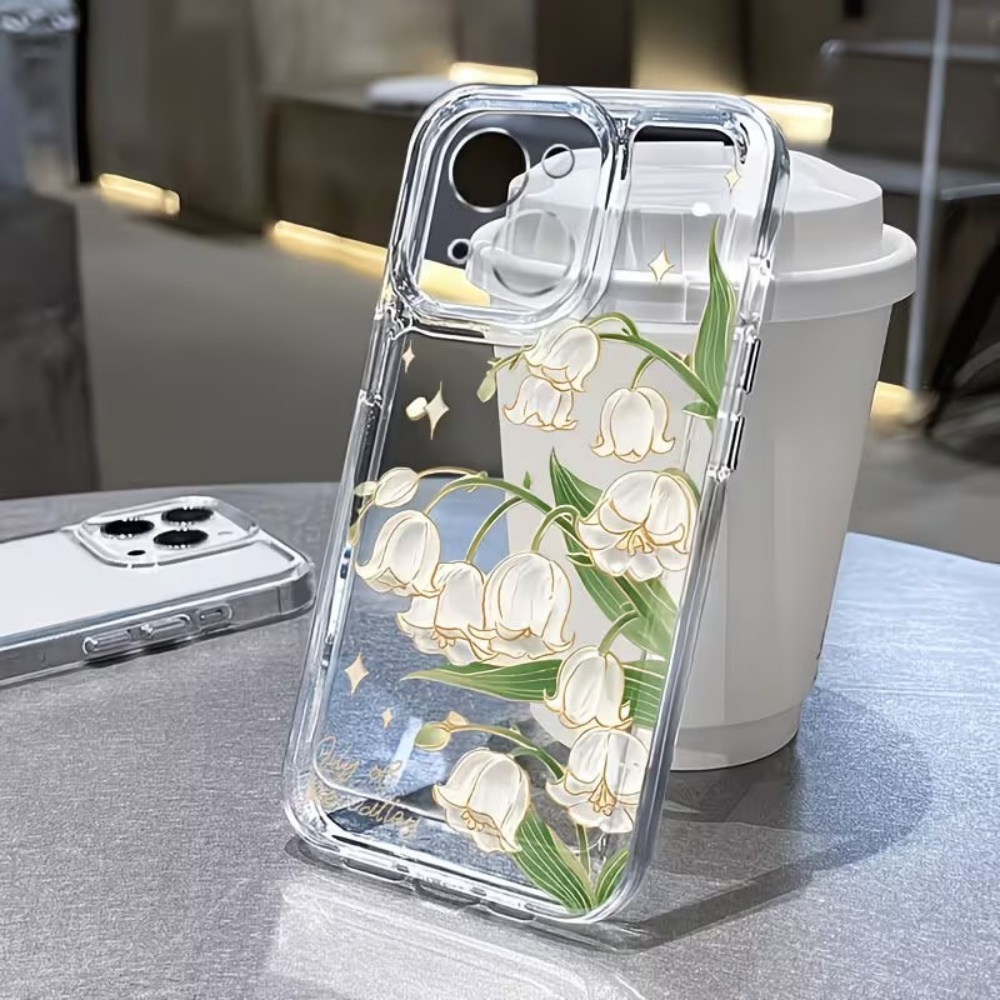 Apple Iphone 15 - ヴィンテージ スズラン柄 iPhoneケース iPhone 18 17