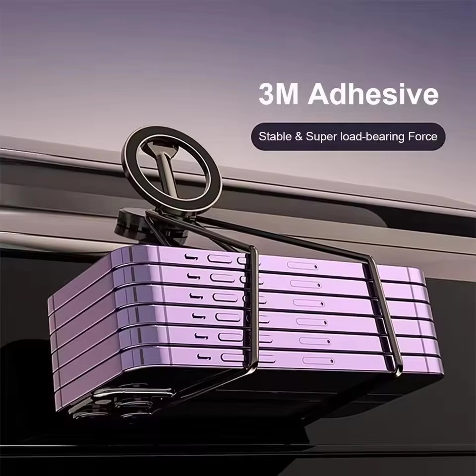 マグセーフ360対応折りたたみ式マグネット式車載携帯電話ホル - Phone Accessories Holder Car のレビューと価格
