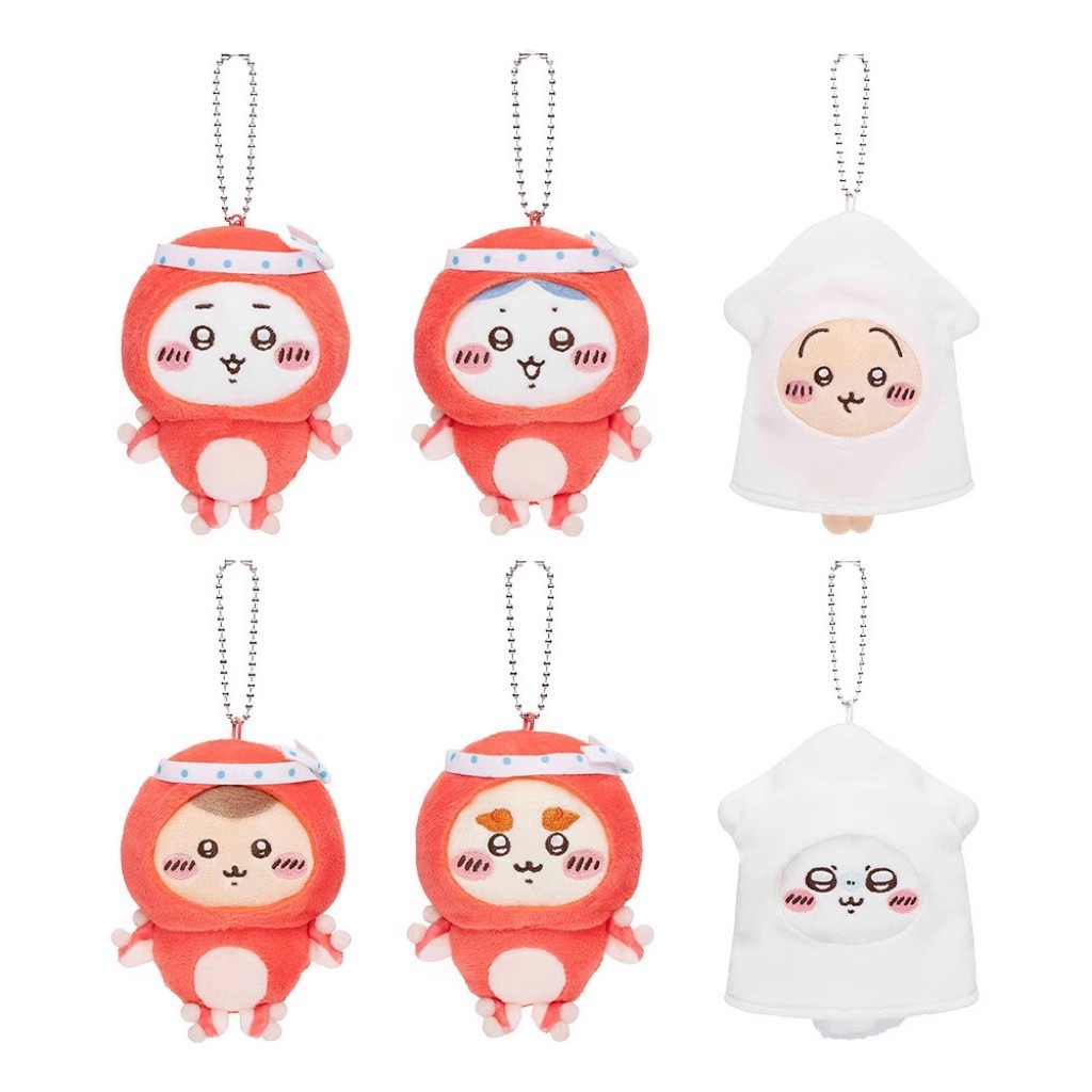 日本のアニメ可愛い海鮮BBQぬいぐるみキーホルダー可愛いタコ - Phone Accessories Charms のレビューと価格