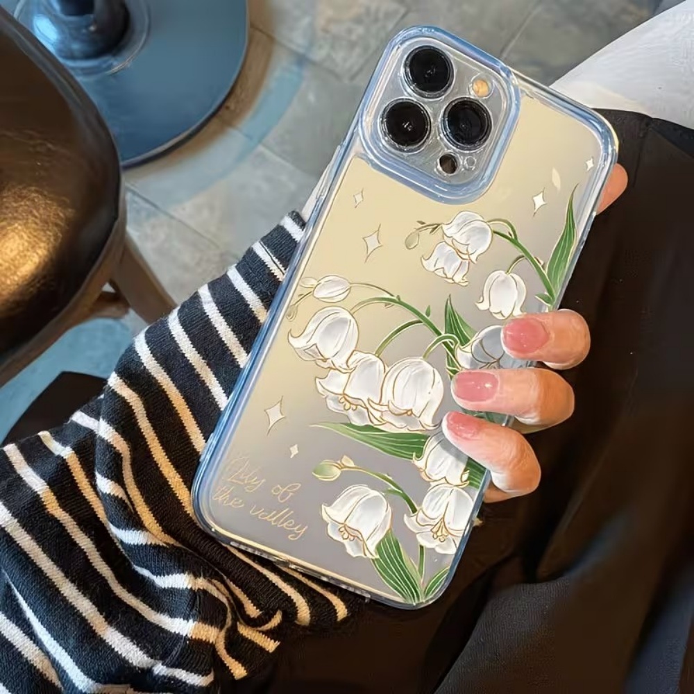ヴィンテージ スズラン柄 iPhoneケース iPhone  - Apple Iphone 15 のレビューと価格